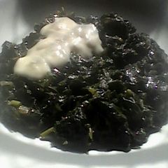 A picture of Mchicha in milk.