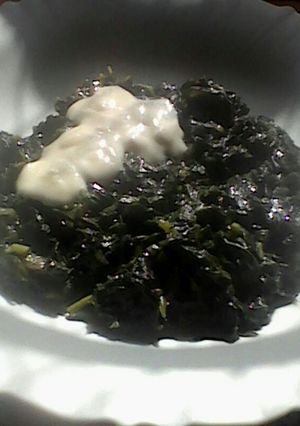 A picture of Mchicha in milk.