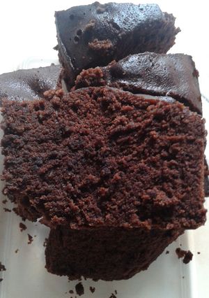 Foto resep Brownies Kukus ala Anak Kos! Pakai Magic Com, No Mixer, No Timbangan!