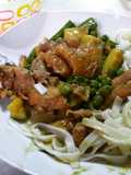 Curry verde con pollo