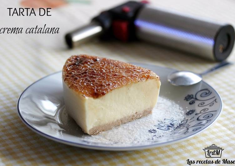 Tarta de crema catalana