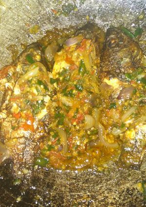 Foto resep Mujair cabe hijau+cabe rawit