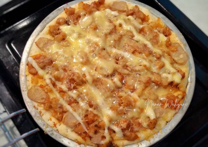 Resep Dough Pizza Empuk (Ulen Cuma 3 Menit) yang Lezat Sekali