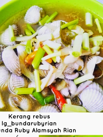Cara Gampang Menyiapkan Resep 6.Kerang rebus yang Sempurna Anti Ribet, Lezat Sekali