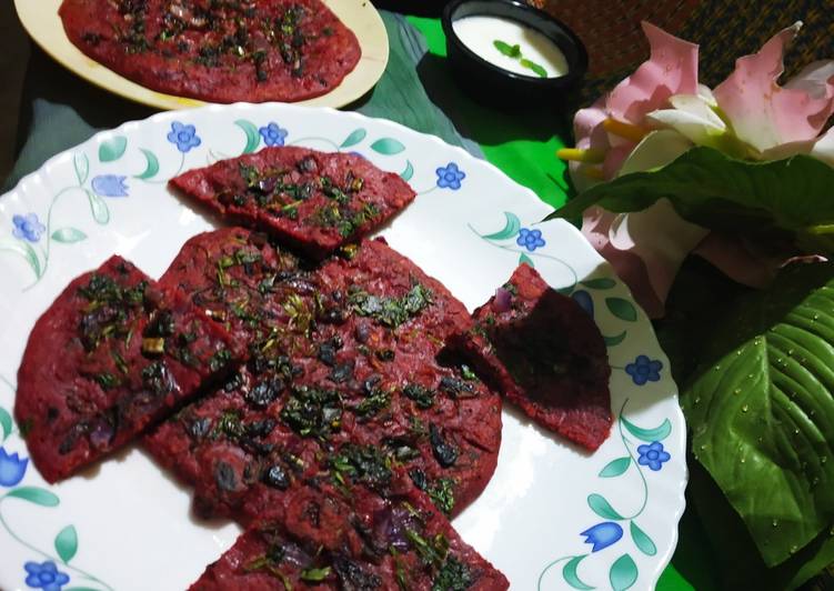 Beetroot Chilla