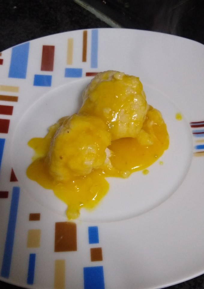 Una foto de Coliflor a la naranja