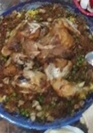 صورة لوصفة دجاج مع البرباني