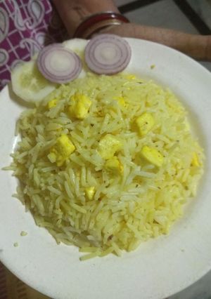 A picture of Paneer pullav.