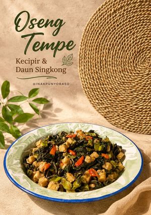 Foto resep Oseng Tempe Kecipir dan Daun Singkong