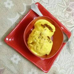 A picture of Butterscotch ice cream.