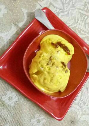 A picture of Butterscotch ice cream.