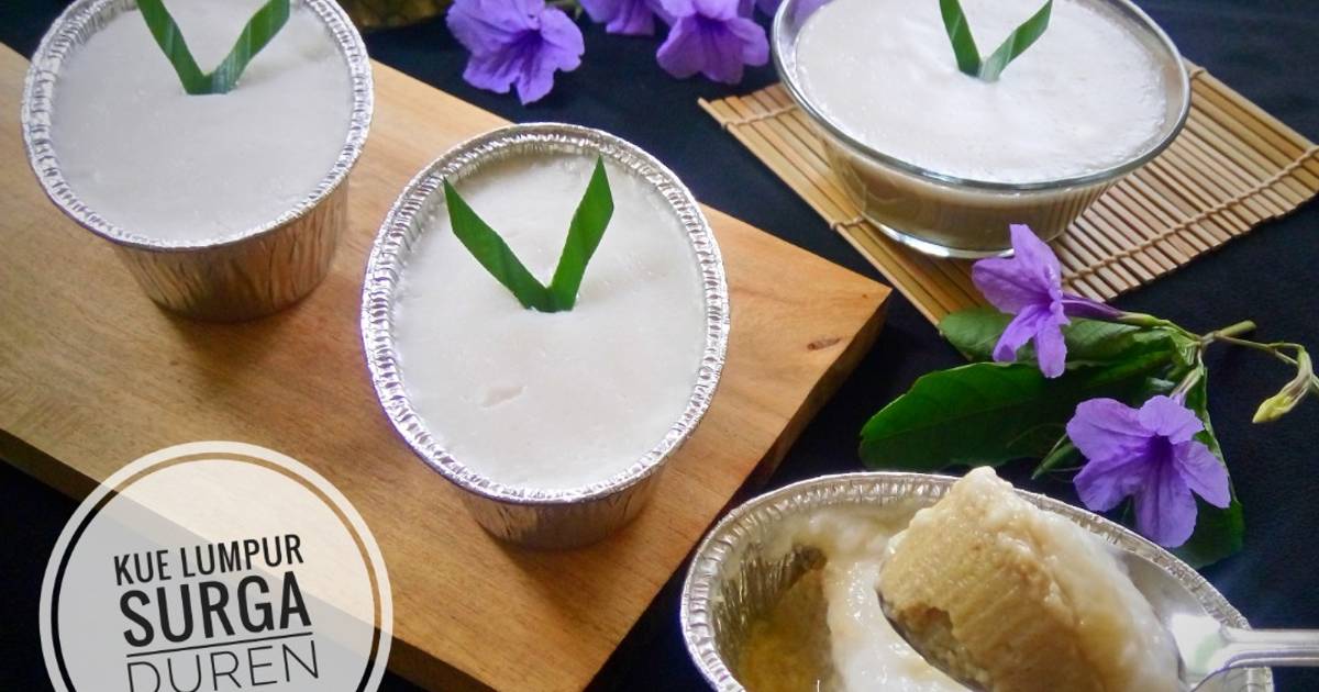 6 Resep Kue Lumpur Surga Durian Enak Dan Mudah Cookpad