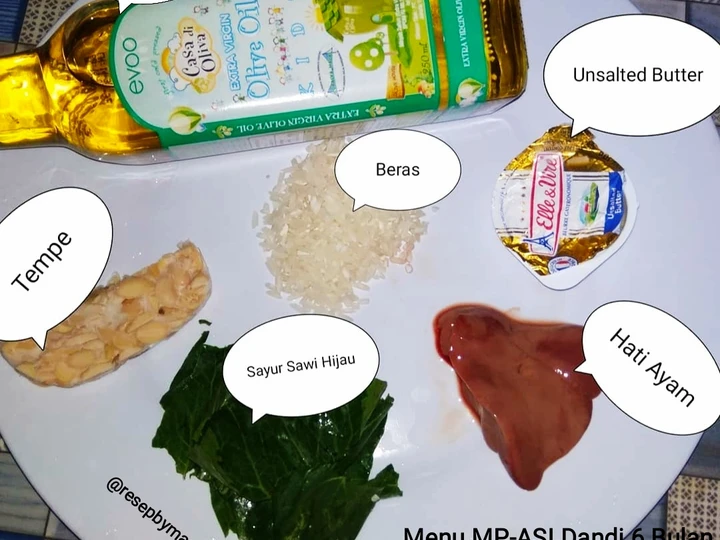 Cara Mudah Membikin Resep Menu MP-ASI 4 Bintang Usia 6 Bulan Bubur Hati Ayam Sawi Hijau yang Menggugah Selera Anti Ribet, Uenak Banget