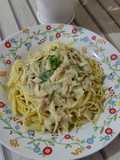 Spaghetti Chicken Carbonara