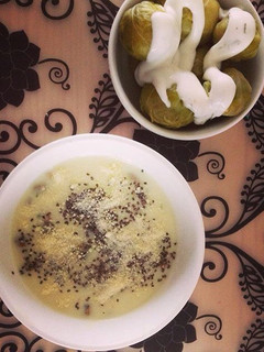 Una foto de Sopa de champiñones