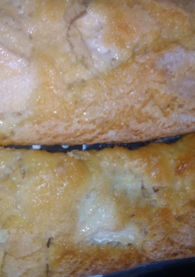 Una foto de Budín de manzana y naranja