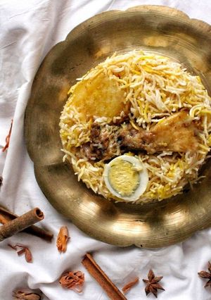 কলকাতা মাটন বিরিয়ানি রেসিপির প্রধান ছবি