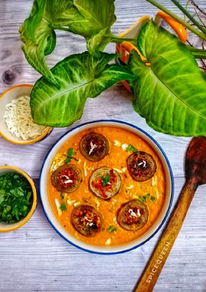 A picture of Stuffed Shahi Dudhi/ Stuffed Lauki.