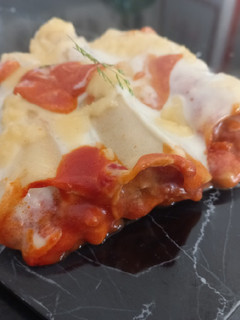 Una foto de Canelones rellenos de Pollo con pasta al huevo desde 0