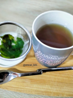 Una foto de Infusión de hierbabuena y jengibre