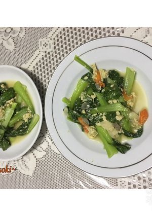 Foto resep Tumis pokcoy telur