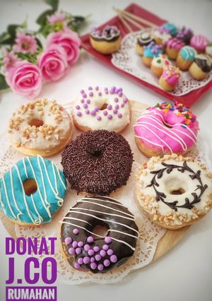 Foto resep DONAT J.Co. tanpa mixer 5 menit kalis