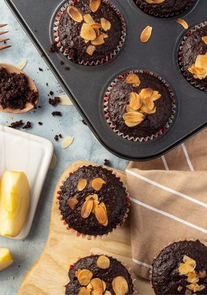 Hình của món Bánh chocolate muffin(công thức nhà hàng).