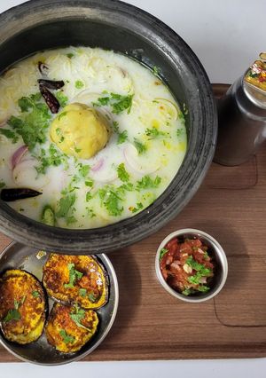 A picture of Pakhala Bhat.
