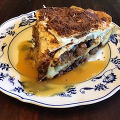 A picture of California Farm No Onion Honey Fennel Pie.