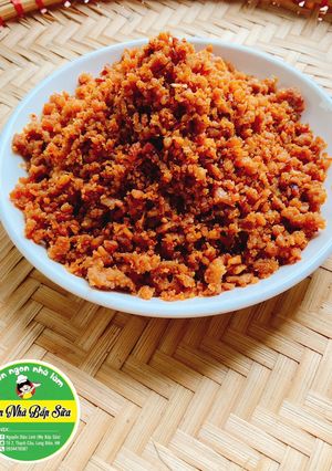 Hình của món Mắm tép chưng thịt.