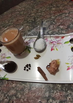 A picture of Masala chai / masala tea.