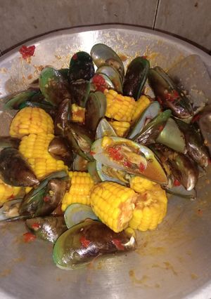 Foto resep Kerang ijo saos padang