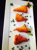 Crispy bread cones