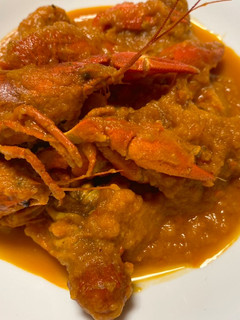 Una foto de Cangrejos de río en salsa
