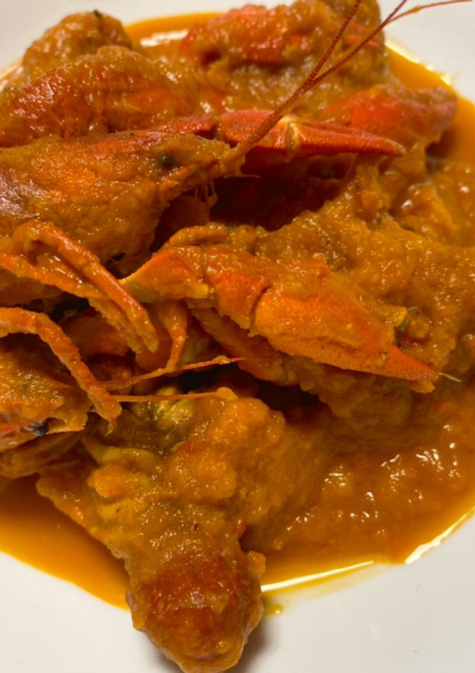 Una foto de Cangrejos de río en salsa