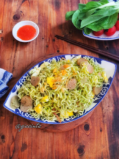 Foto resep Mie goreng hijau sayur