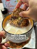 Soft & Chewy Oat Cookies