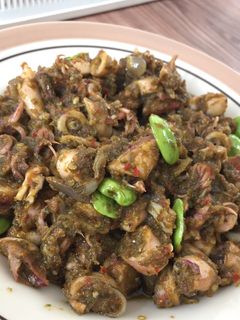 Foto resep Cumi asin pete pedas