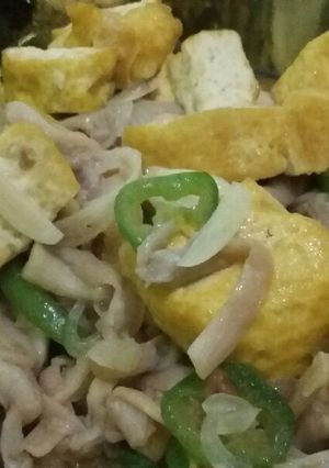 Foto resep Tumis Jamur Tahu