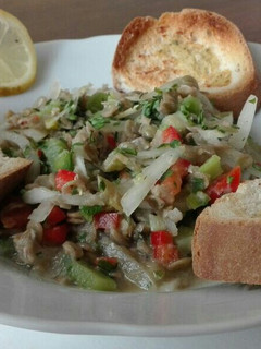 Una foto de Ceviche de lentejas
