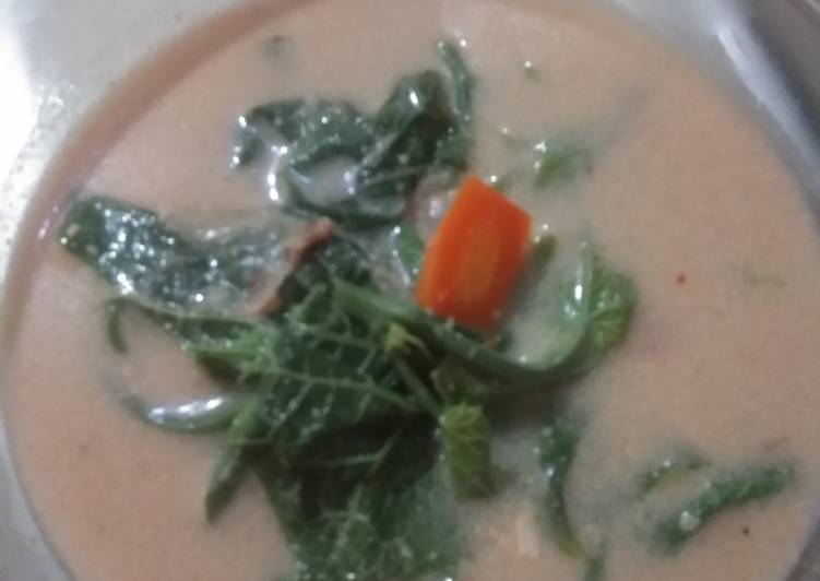 Bagaimana meracik Sayur rempah pucuk labu, Bisa Manjain Lidah