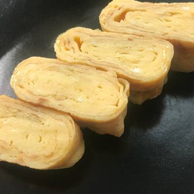 herramientas de cocina de cocina para el hogar de tamagoyaki antiadherente Bandeja de tortilla japonesa bandeja de huevo mini rectángulo con espátula de silicona ancha y 2 anillos de huevo fritos 