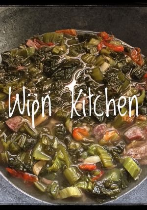 Foto resep Sawi Asin Cah Daging Sapi