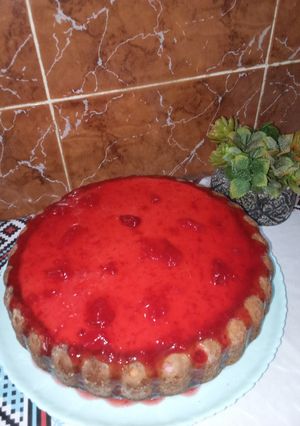 صورة لوصفة كيك يومي بذوق الفراولة 🍓 في المول العجيب