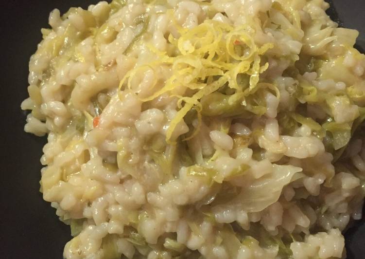 Risotto alla verza con aroma di limone