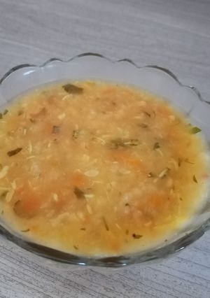 عکسی از دستور سوپ کودک