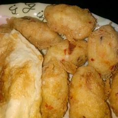 A picture of Yam balls.
