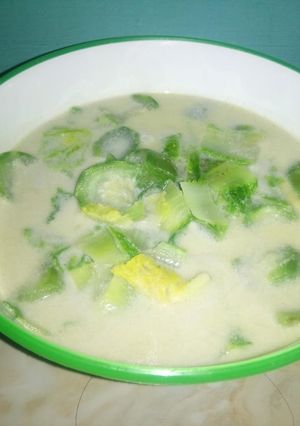 Foto resep Sayur bobor oyong dan sawi