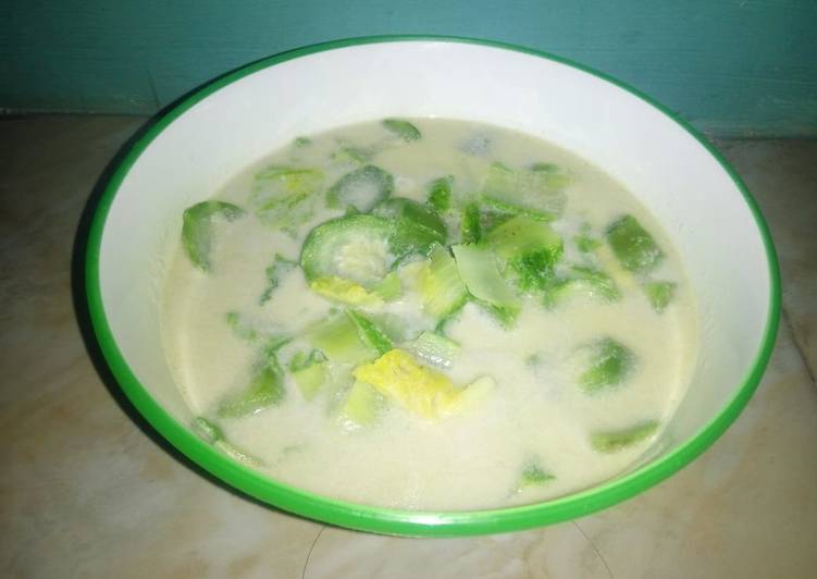 Sayur bobor oyong dan sawi