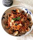 蛤蜊番茄義大利麵 Spaghetti alle Vongole e Pomodori